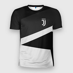 Футболка спортивная мужская FC Juventus: Sport Geometry, цвет: 3D-принт