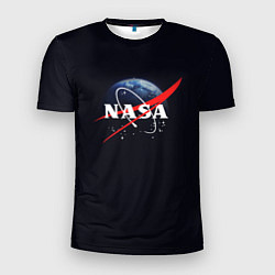 Футболка спортивная мужская NASA: Black Space, цвет: 3D-принт