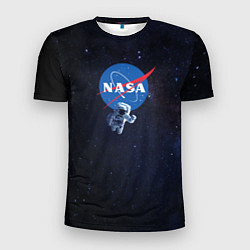 Мужская спорт-футболка NASA: Hello World