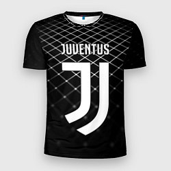 Футболка спортивная мужская FC Juventus: Black Lines, цвет: 3D-принт