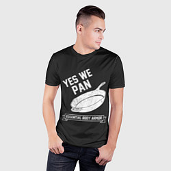 Футболка спортивная мужская Yes We Pan, цвет: 3D-принт — фото 2