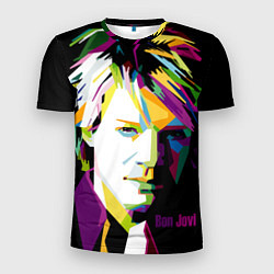 Мужская спорт-футболка Jon Bon Jovi Art