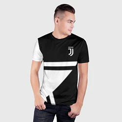 Футболка спортивная мужская FC Juventus: Star, цвет: 3D-принт — фото 2