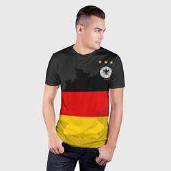 Футболка спортивная мужская Сборная Германии, цвет: 3D-принт — фото 2