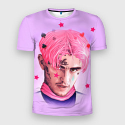 Футболка спортивная мужская Lil Peep: Pink Edition, цвет: 3D-принт