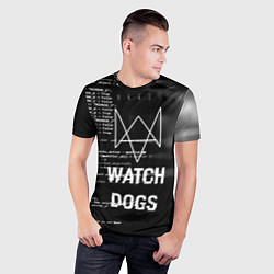 Футболка спортивная мужская Watch Dogs: Hacker, цвет: 3D-принт — фото 2