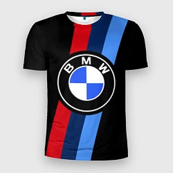 Футболка спортивная мужская BMW 2021 M SPORT БМВ М СПОРТ, цвет: 3D-принт