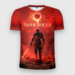 Мужская спорт-футболка Dark Souls: Red Sunrise