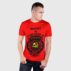 Футболка спортивная мужская Марат: сделано в СССР, цвет: 3D-принт — фото 2