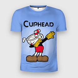 Мужская спорт-футболка Cuphead Dab