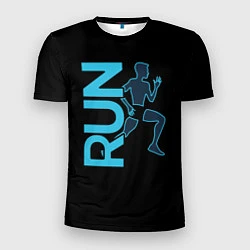 Мужская спорт-футболка RUN: Black Style