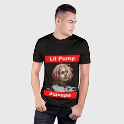 Футболка спортивная мужская Lil Pump: Эщкере, цвет: 3D-принт — фото 2