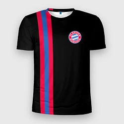 Футболка спортивная мужская FC Bayern Munchen: Pink Line, цвет: 3D-принт
