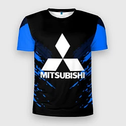Мужская спорт-футболка Mitsubishi: Blue Anger