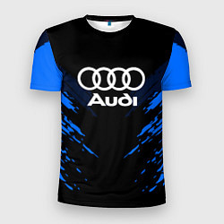 Мужская спорт-футболка Audi: Blue Anger