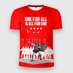 Мужская спорт-футболка One for all & all for one