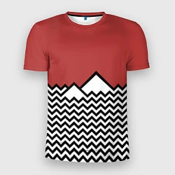 Мужская спорт-футболка Горы Твин Пикс
