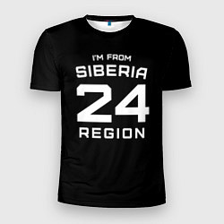 Мужская спорт-футболка Im from Siberia: 24 Region