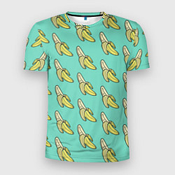 Футболка спортивная мужская Любитель бананов, цвет: 3D-принт