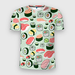 Мужская спорт-футболка Любитель суши