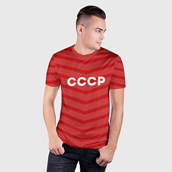 Футболка спортивная мужская СССР, цвет: 3D-принт — фото 2