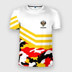 Мужская спорт-футболка Российская Империя: Камуфляж