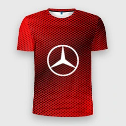 Мужская спорт-футболка Mercedes: Red Carbon