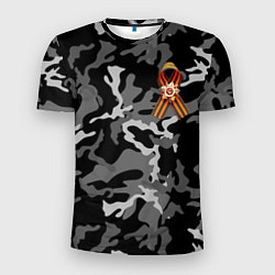 Мужская спорт-футболка Орден Отечественной Войны и георгиевская лента