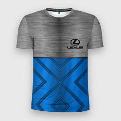 Мужская спорт-футболка Lexus: Blue Metallic