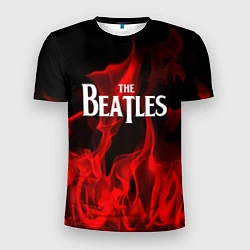 Мужская спорт-футболка The Beatles: Red Flame
