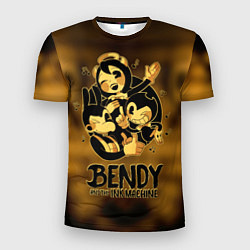 Мужская спорт-футболка Bendy and the ink machine