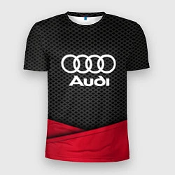 Мужская спорт-футболка Audi: Grey Carbon