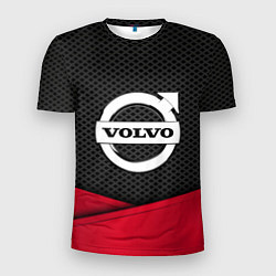 Футболка спортивная мужская Volvo: Grey Carbon, цвет: 3D-принт