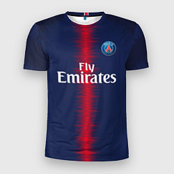 Футболка спортивная мужская FC PSG: Mbappe Home 18-19, цвет: 3D-принт