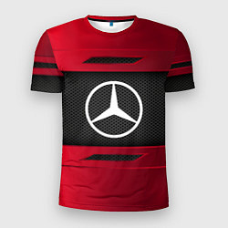 Футболка спортивная мужская Mercedes Benz Sport, цвет: 3D-принт