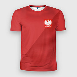 Мужская спорт-футболка Poland Team: Away WC-2018