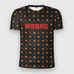 Мужская спорт-футболка Wrong OBLADAET