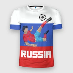 Мужская спорт-футболка Russia Footballer