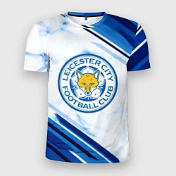 Футболка спортивная мужская Leicester city, цвет: 3D-принт