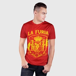 Футболка спортивная мужская La Furia, цвет: 3D-принт — фото 2
