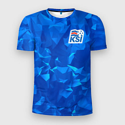 Футболка спортивная мужская KSI Iceland Winter, цвет: 3D-принт
