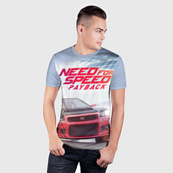 Футболка спортивная мужская Need for Speed: Payback, цвет: 3D-принт — фото 2