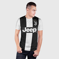 Футболка спортивная мужская FC Juventus: Home 18-19, цвет: 3D-принт — фото 2