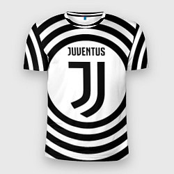 Футболка спортивная мужская FC Juventus Round, цвет: 3D-принт