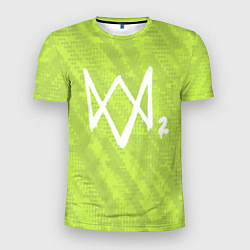 Мужская спорт-футболка Watch Dogs 2: Green Back