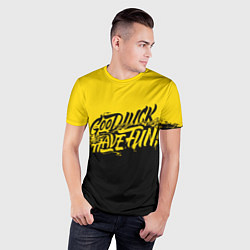 Футболка спортивная мужская GLHF: Yellow Style, цвет: 3D-принт — фото 2