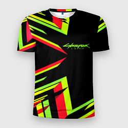Футболка спортивная мужская Cyberpunk 2077: Black Style, цвет: 3D-принт