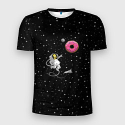 Мужская спорт-футболка Homer Spaceman
