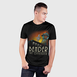 Футболка спортивная мужская Bender The Offender, цвет: 3D-принт — фото 2