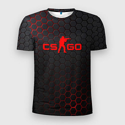 Мужская спорт-футболка CS:GO Grey Carbon